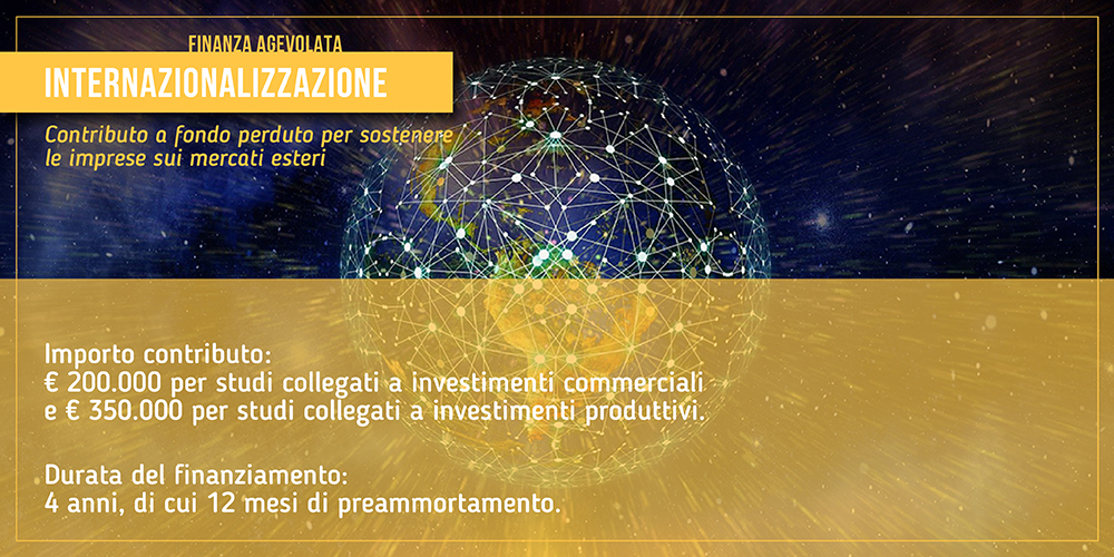 Internazionalizzazione: contributo per sostenere le imprese sui mercati esteri